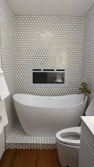 Bathroom remodel — tile & heated floors