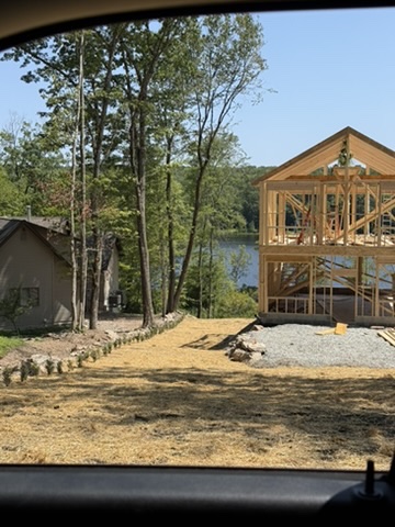 Two-car garage 24×24 — framing & roof